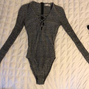 LF Rumor Boutique Ribbed Bodysuit